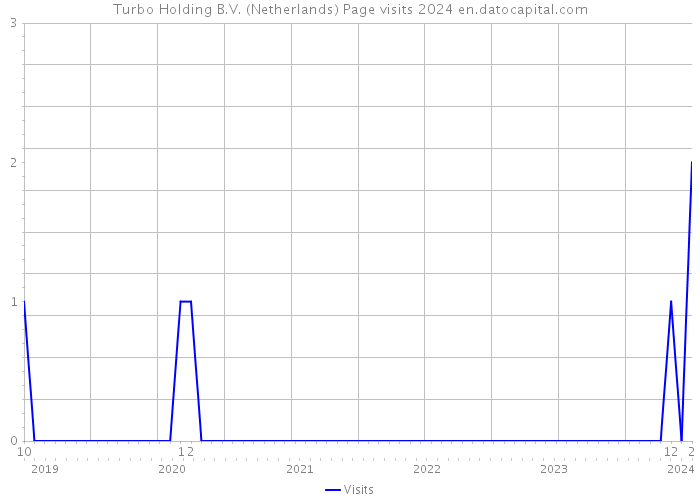 Turbo Holding B.V. (Netherlands) Page visits 2024 