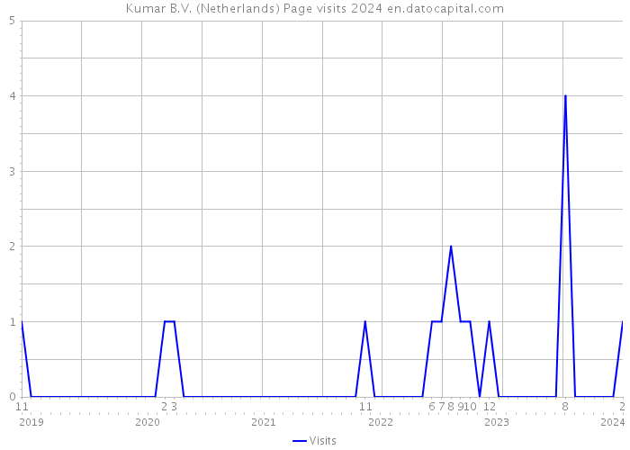 Kumar B.V. (Netherlands) Page visits 2024 