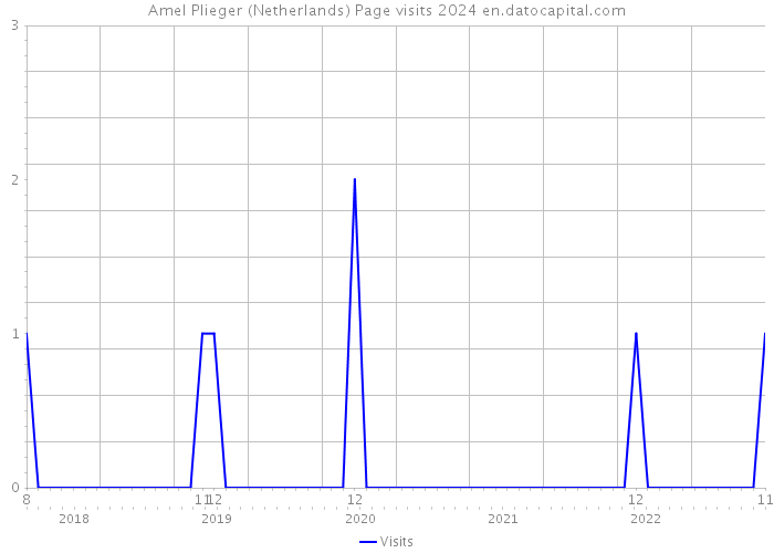 Amel Plieger (Netherlands) Page visits 2024 