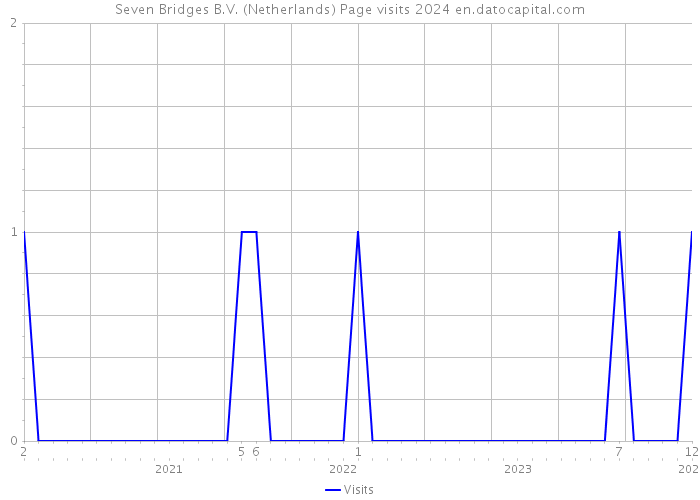 Seven Bridges B.V. (Netherlands) Page visits 2024 