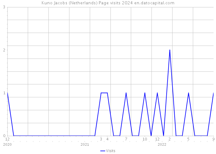 Kuno Jacobs (Netherlands) Page visits 2024 