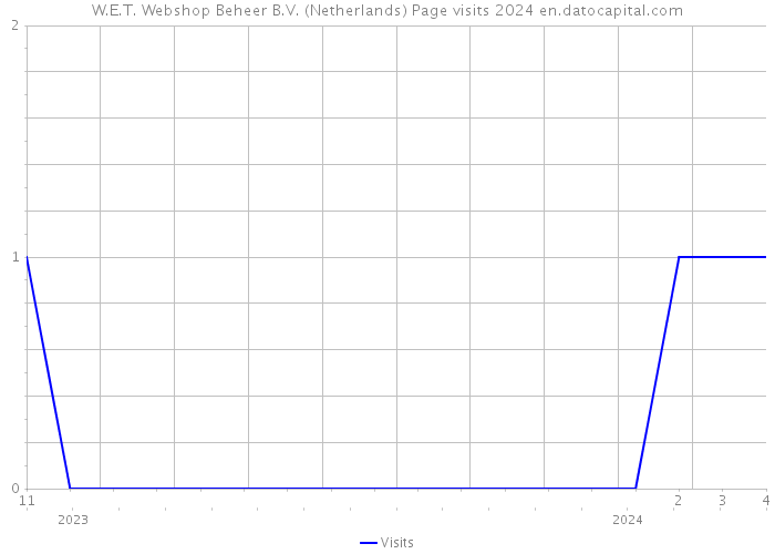 W.E.T. Webshop Beheer B.V. (Netherlands) Page visits 2024 