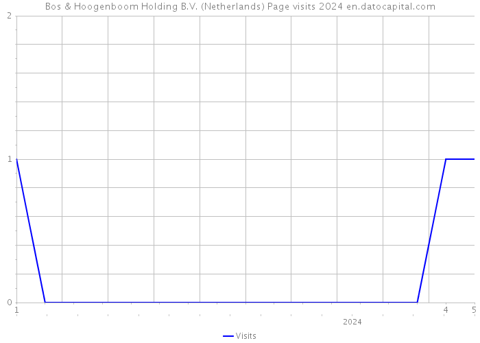 Bos & Hoogenboom Holding B.V. (Netherlands) Page visits 2024 