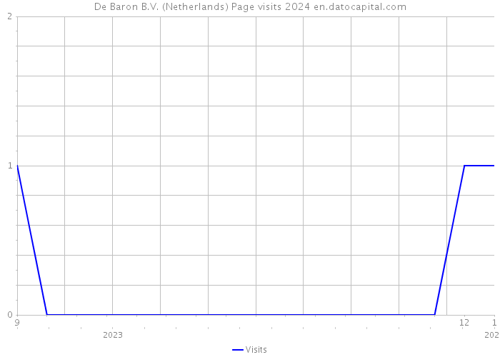 De Baron B.V. (Netherlands) Page visits 2024 