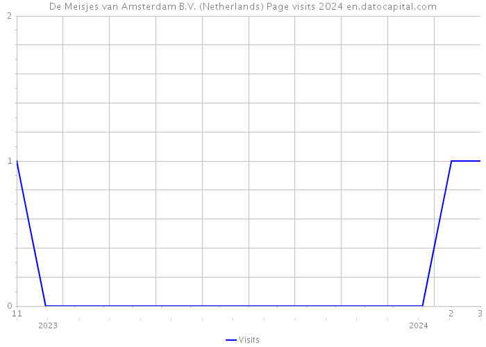 De Meisjes van Amsterdam B.V. (Netherlands) Page visits 2024 
