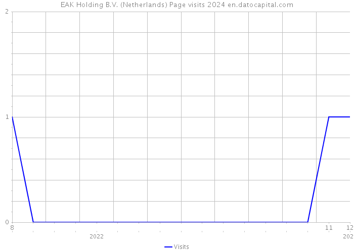 EAK Holding B.V. (Netherlands) Page visits 2024 