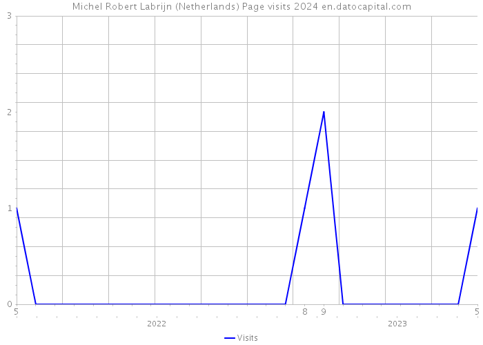 Michel Robert Labrijn (Netherlands) Page visits 2024 