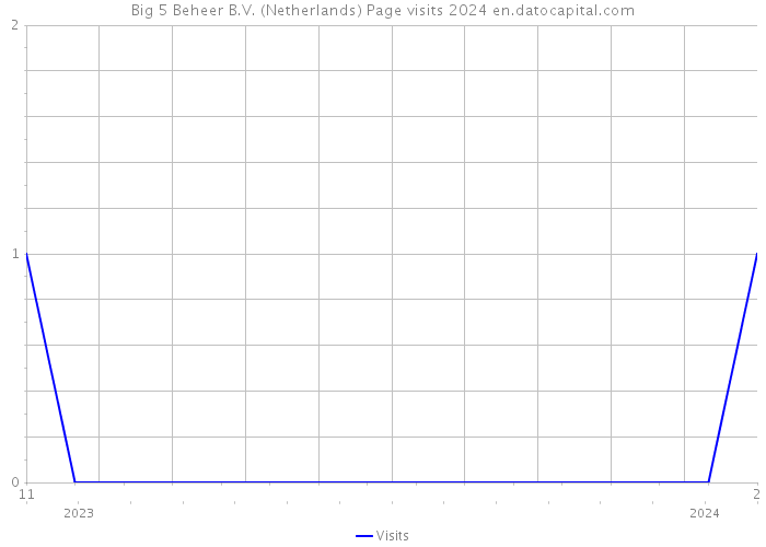 Big 5 Beheer B.V. (Netherlands) Page visits 2024 