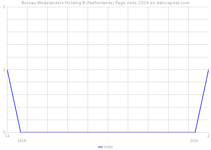 Bureau Medelanders Holding B (Netherlands) Page visits 2024 