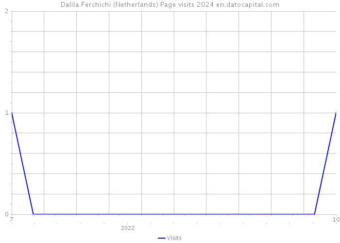 Dalila Ferchichi (Netherlands) Page visits 2024 