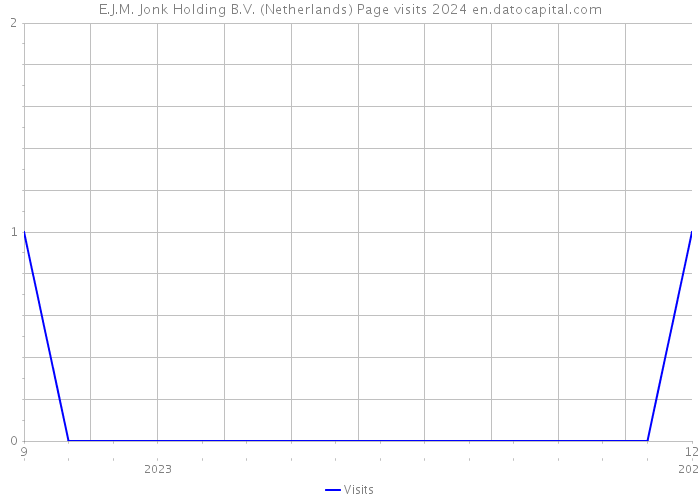 E.J.M. Jonk Holding B.V. (Netherlands) Page visits 2024 