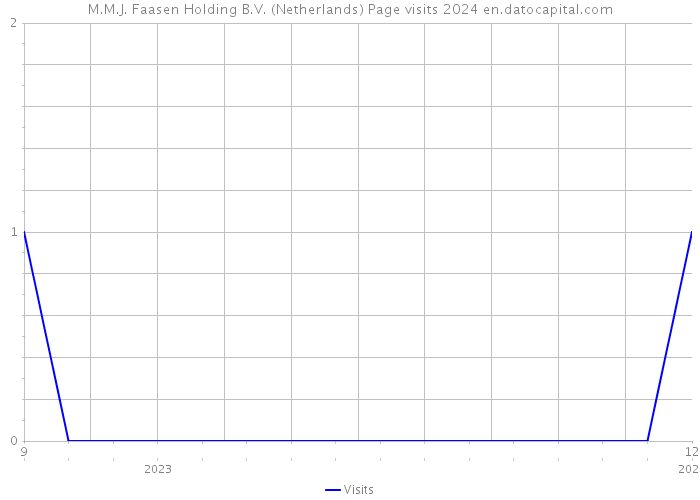 M.M.J. Faasen Holding B.V. (Netherlands) Page visits 2024 
