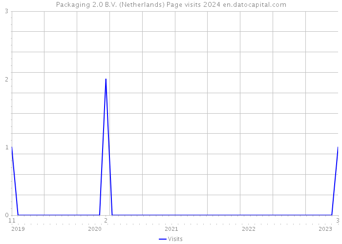 Packaging 2.0 B.V. (Netherlands) Page visits 2024 