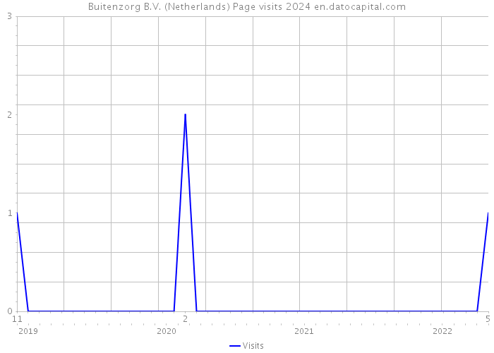 Buitenzorg B.V. (Netherlands) Page visits 2024 