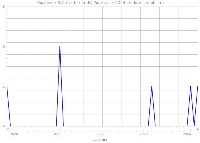 Mayflower B.V. (Netherlands) Page visits 2024 