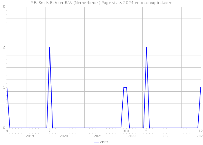 P.F. Snels Beheer B.V. (Netherlands) Page visits 2024 