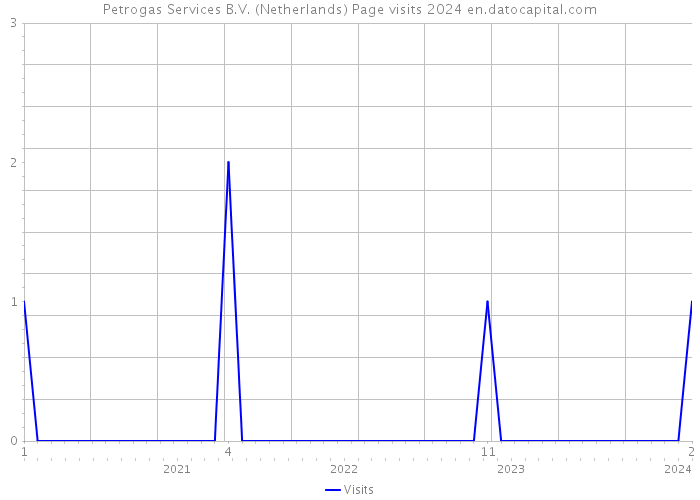 Petrogas Services B.V. (Netherlands) Page visits 2024 