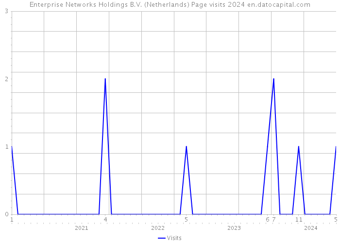 Enterprise Networks Holdings B.V. (Netherlands) Page visits 2024 