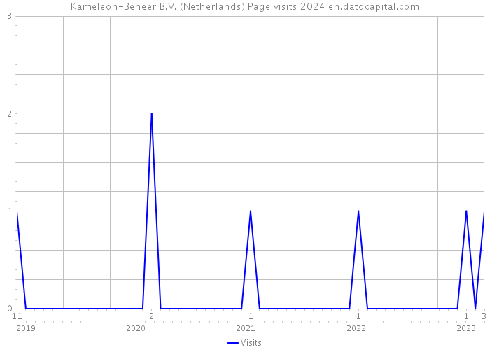 Kameleon-Beheer B.V. (Netherlands) Page visits 2024 