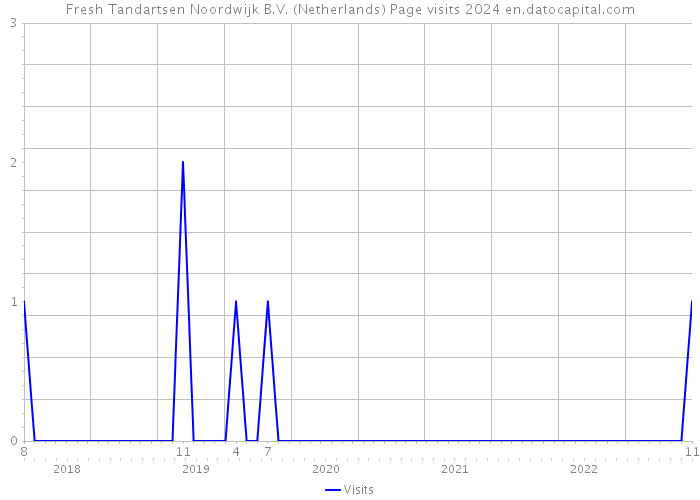 Fresh Tandartsen Noordwijk B.V. (Netherlands) Page visits 2024 