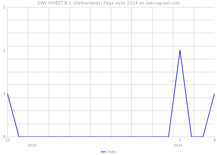 DWV INVEST B.V. (Netherlands) Page visits 2024 