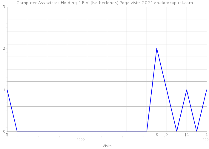 Computer Associates Holding 4 B.V. (Netherlands) Page visits 2024 