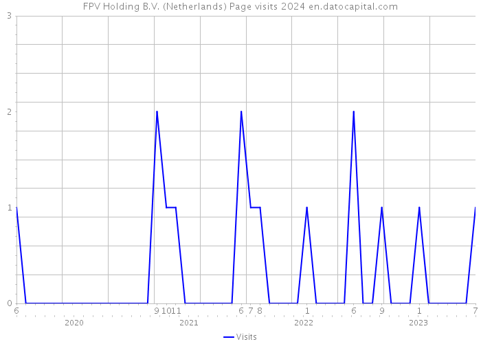 FPV Holding B.V. (Netherlands) Page visits 2024 