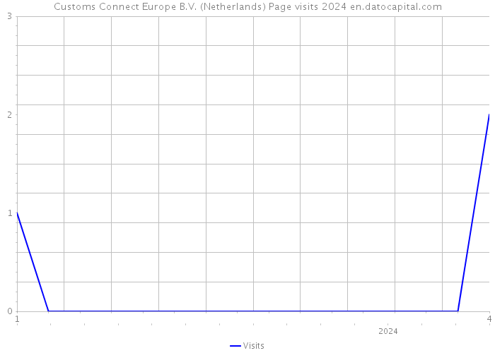 Customs Connect Europe B.V. (Netherlands) Page visits 2024 