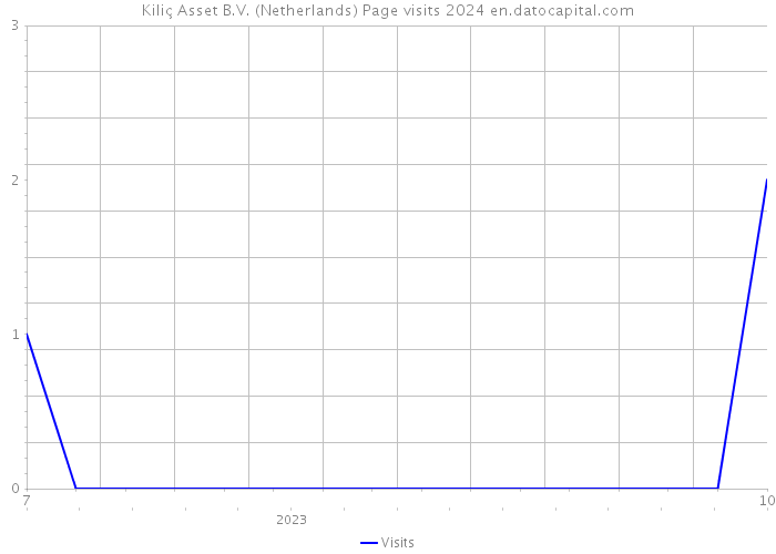 Kiliç Asset B.V. (Netherlands) Page visits 2024 