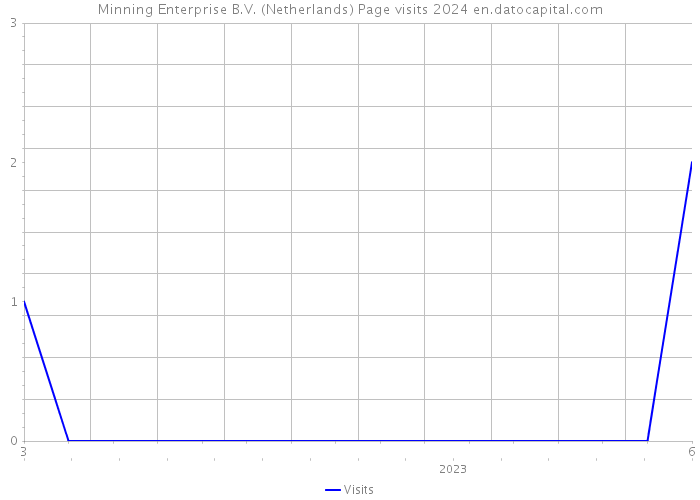 Minning Enterprise B.V. (Netherlands) Page visits 2024 