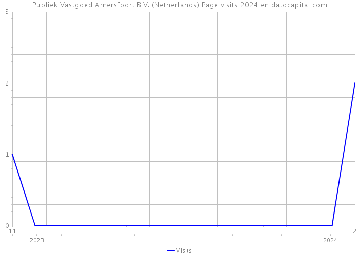 Publiek Vastgoed Amersfoort B.V. (Netherlands) Page visits 2024 