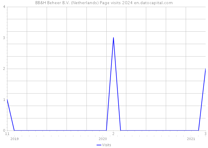 BB&H Beheer B.V. (Netherlands) Page visits 2024 