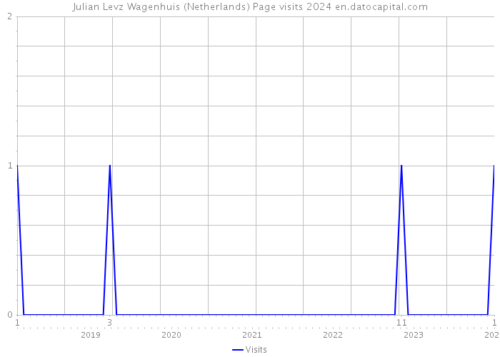 Julian Levz Wagenhuis (Netherlands) Page visits 2024 