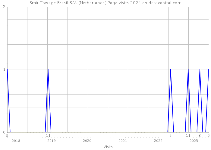 Smit Towage Brasil B.V. (Netherlands) Page visits 2024 