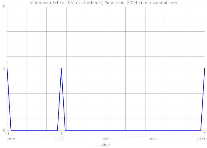 Veldhoven Beheer B.V. (Netherlands) Page visits 2024 