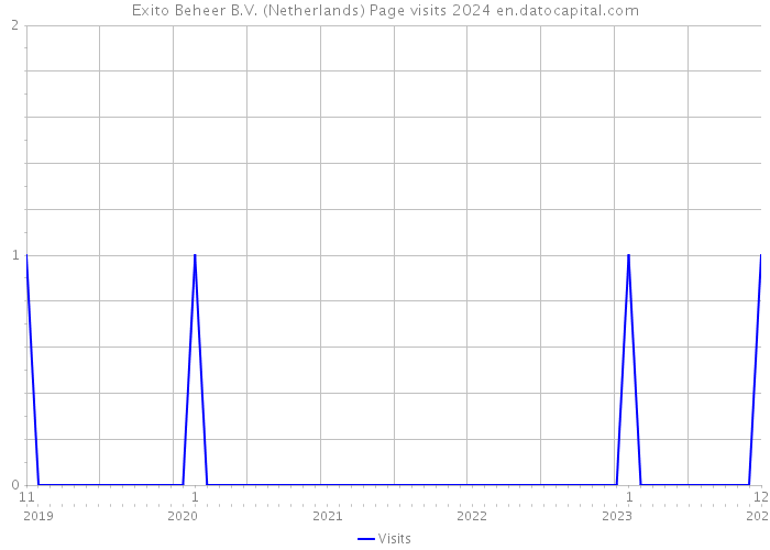 Exito Beheer B.V. (Netherlands) Page visits 2024 
