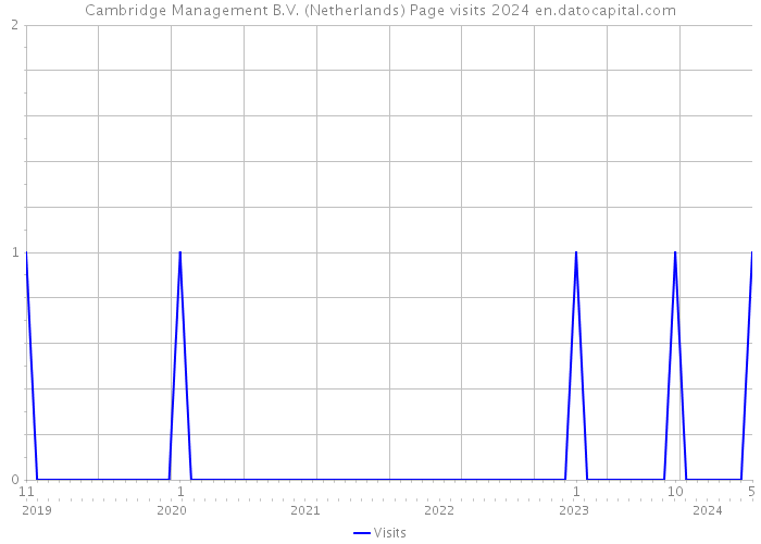 Cambridge Management B.V. (Netherlands) Page visits 2024 