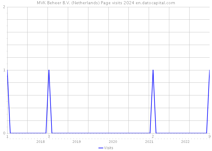 MVK Beheer B.V. (Netherlands) Page visits 2024 