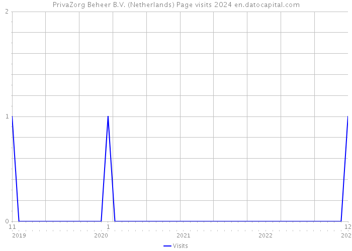 PrivaZorg Beheer B.V. (Netherlands) Page visits 2024 
