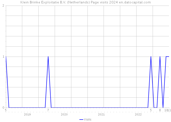 Klein Brinke Exploitatie B.V. (Netherlands) Page visits 2024 