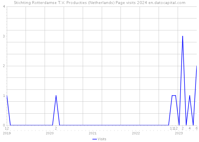 Stichting Rotterdamse T.V. Producties (Netherlands) Page visits 2024 