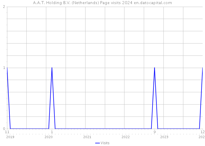 A.A.T. Holding B.V. (Netherlands) Page visits 2024 