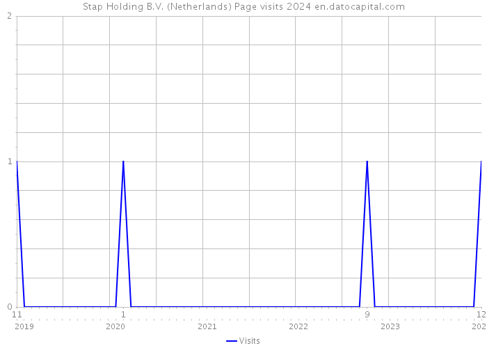 Stap Holding B.V. (Netherlands) Page visits 2024 