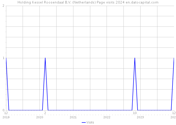 Holding Kessel Roosendaal B.V. (Netherlands) Page visits 2024 