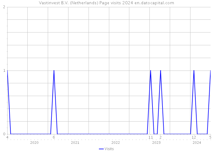 Vastinvest B.V. (Netherlands) Page visits 2024 