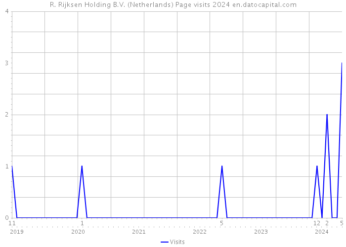 R. Rijksen Holding B.V. (Netherlands) Page visits 2024 