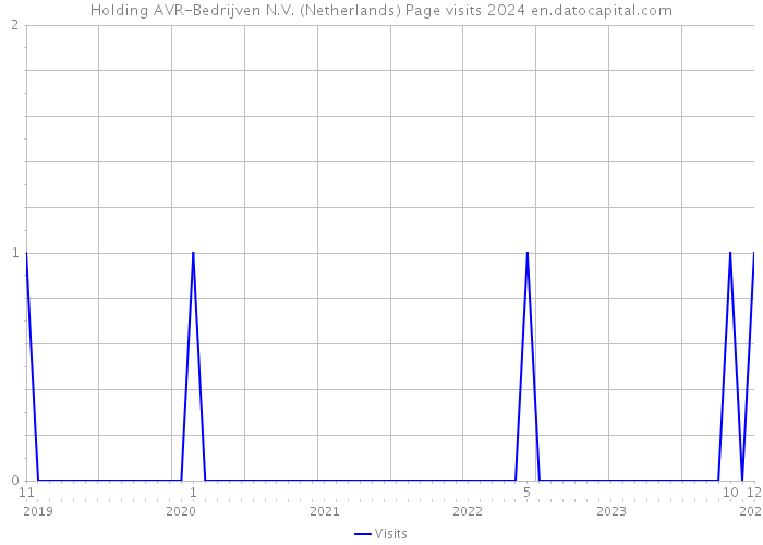Holding AVR-Bedrijven N.V. (Netherlands) Page visits 2024 