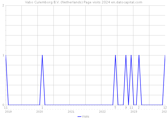 Vabo Culemborg B.V. (Netherlands) Page visits 2024 