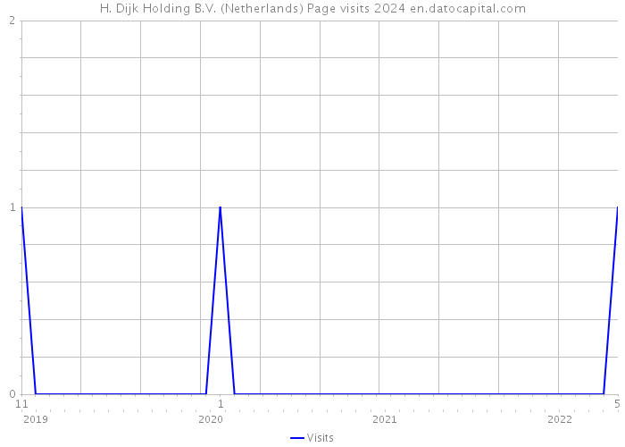 H. Dijk Holding B.V. (Netherlands) Page visits 2024 