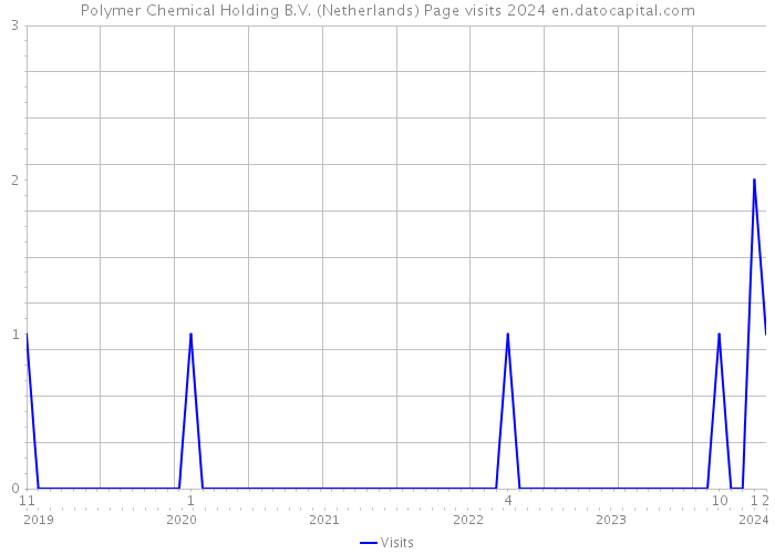 Polymer Chemical Holding B.V. (Netherlands) Page visits 2024 